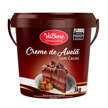 Creme de Avelã com Cacau 3kg VABENE