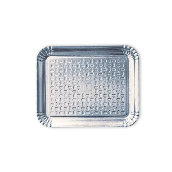 Bandeja Laminada Prata N°05 34x41cm 20un