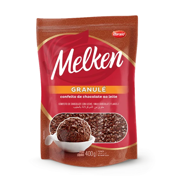 Chocolate Granulado Granulé ao Leite Harald 400g