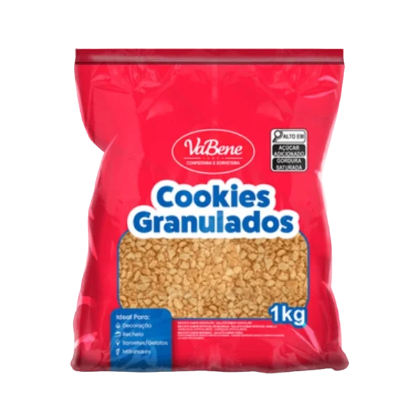 Cookie Baunilha Granulado Vabene 1kg